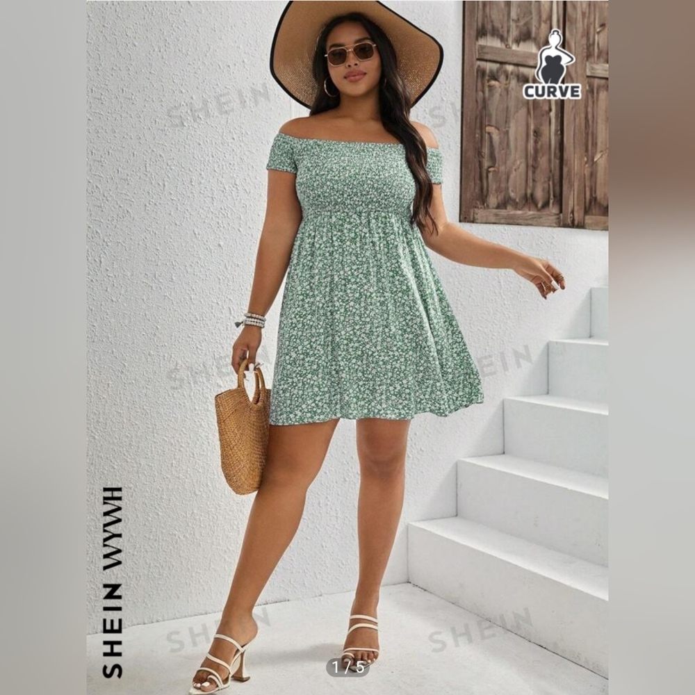 Off the shoulder dress